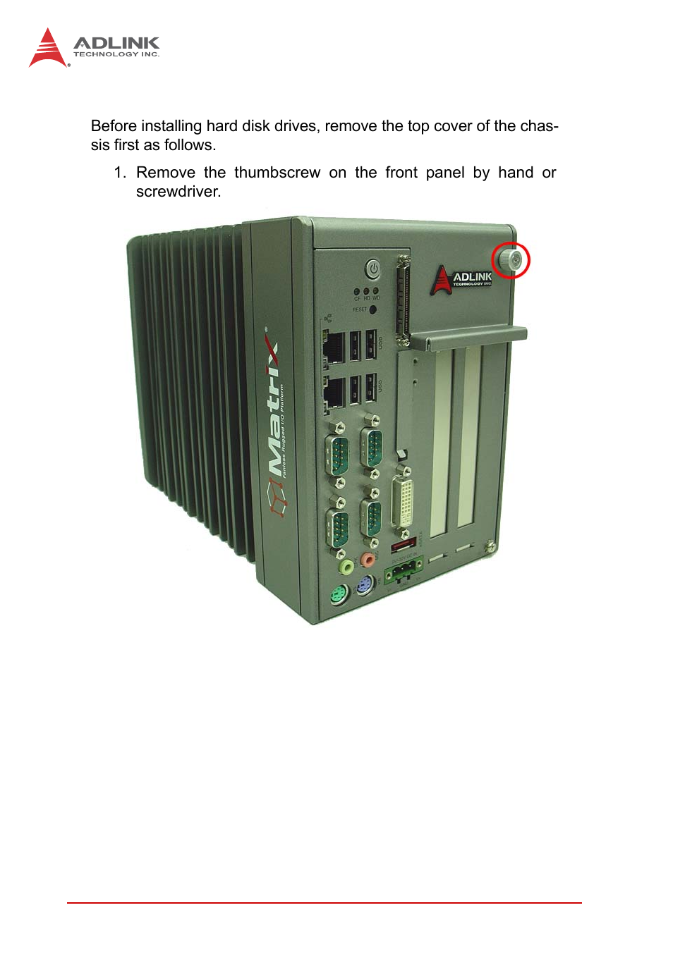 2 installing hard disk drives, Installing hard disk drives | ADLINK MXC-6000 Series User Manual | Page 46 / 100