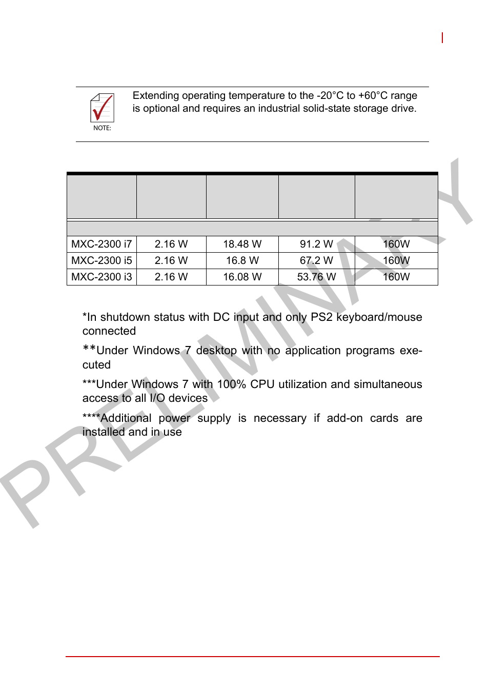 Preliminary | ADLINK MXC-2300 User Manual | Page 17 / 76