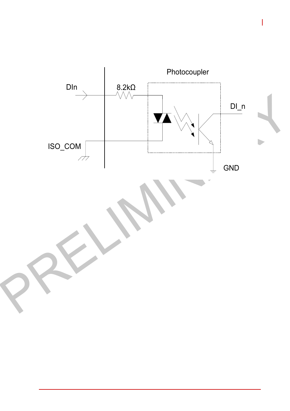 Figure 1-8, Isolated digital input circuit, Figure 1-9 | Isolated digital input differential input circuit, Preliminary | ADLINK MXC-2300 User Manual | Page 29 / 76