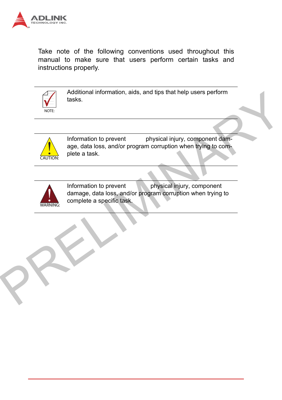 Preliminary | ADLINK MXC-2300 User Manual | Page 4 / 76