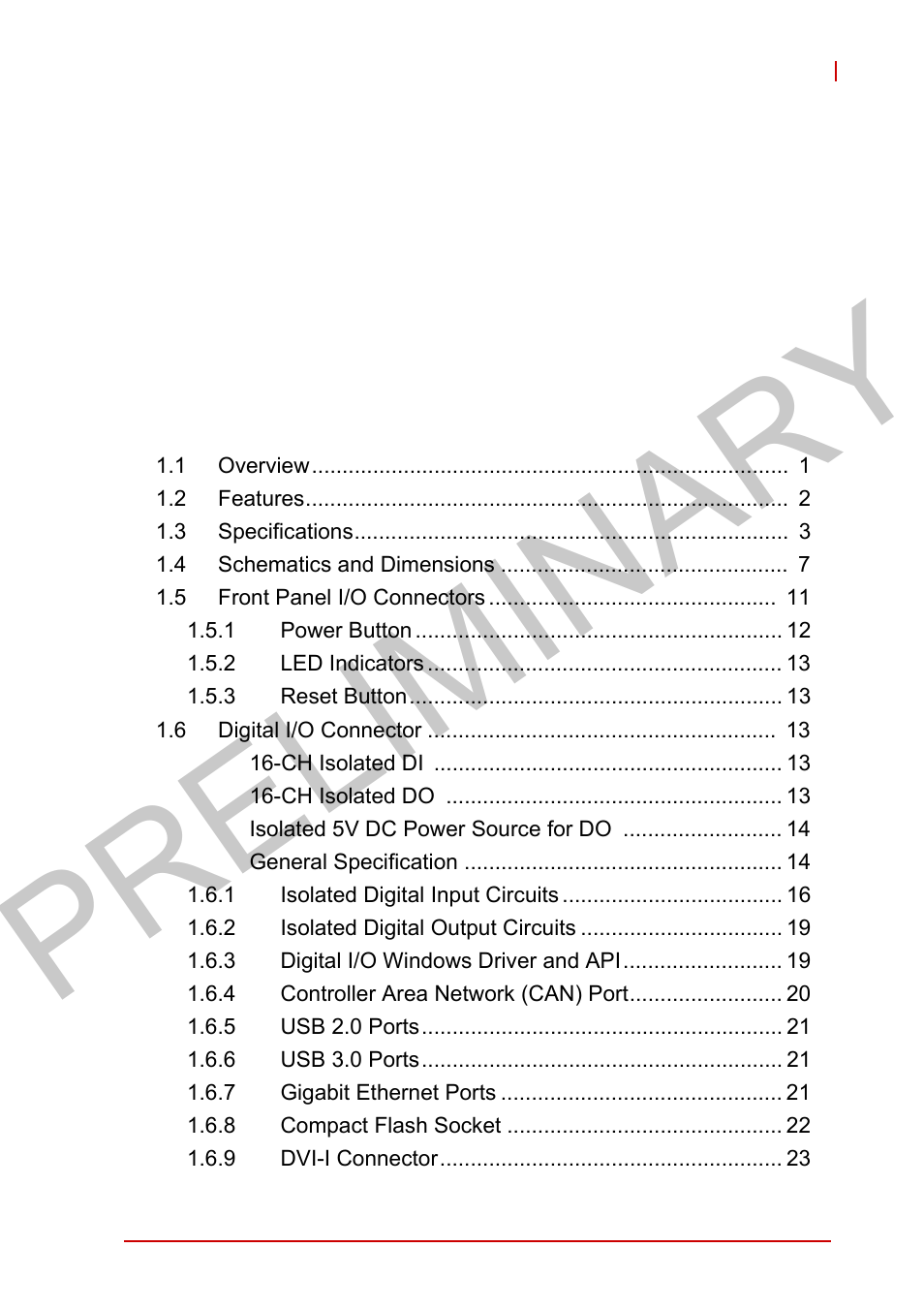 ADLINK MXC-2300 User Manual | Page 5 / 76