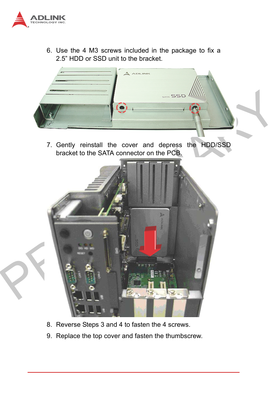 Preliminary | ADLINK MXC-2300 User Manual | Page 50 / 76