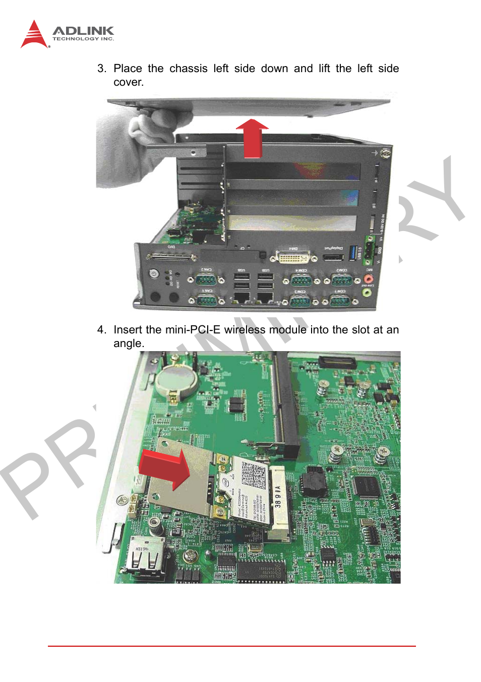 Preliminary | ADLINK MXC-2300 User Manual | Page 54 / 76