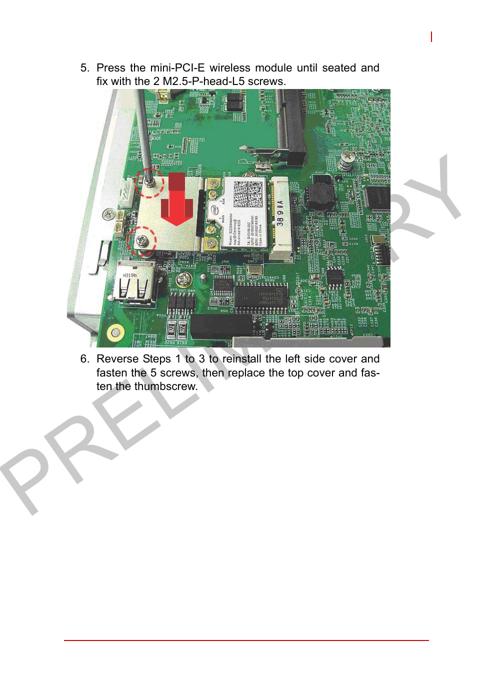 Preliminary | ADLINK MXC-2300 User Manual | Page 55 / 76