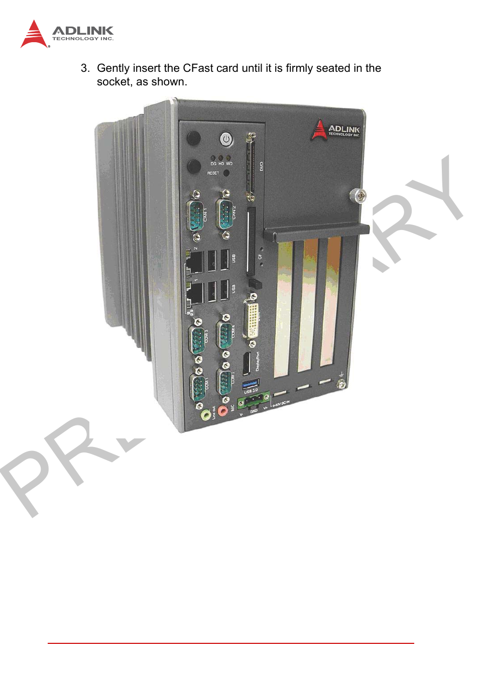 Preliminary | ADLINK MXC-2300 User Manual | Page 58 / 76