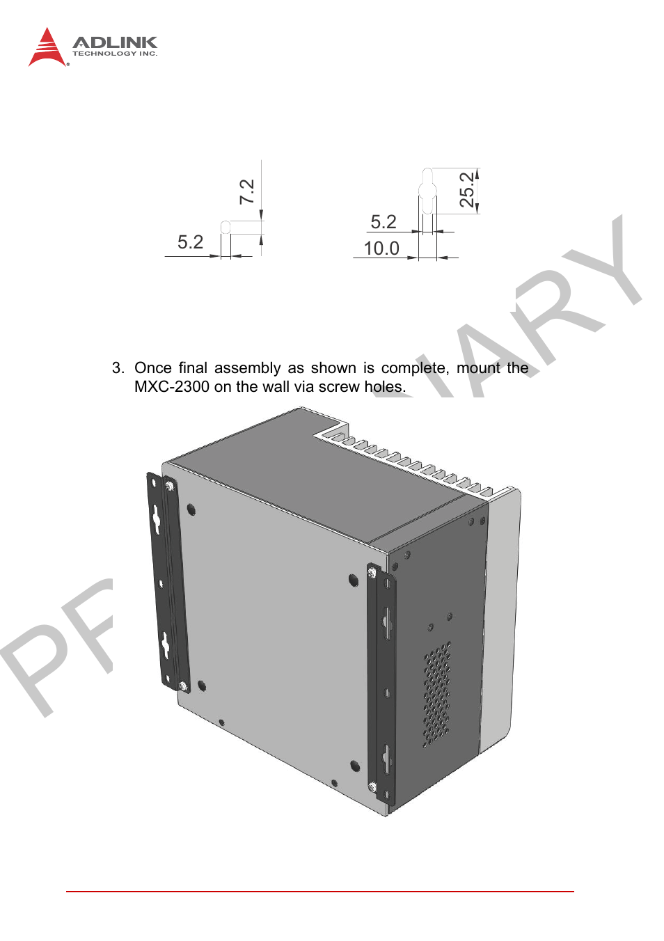 Preliminary | ADLINK MXC-2300 User Manual | Page 62 / 76