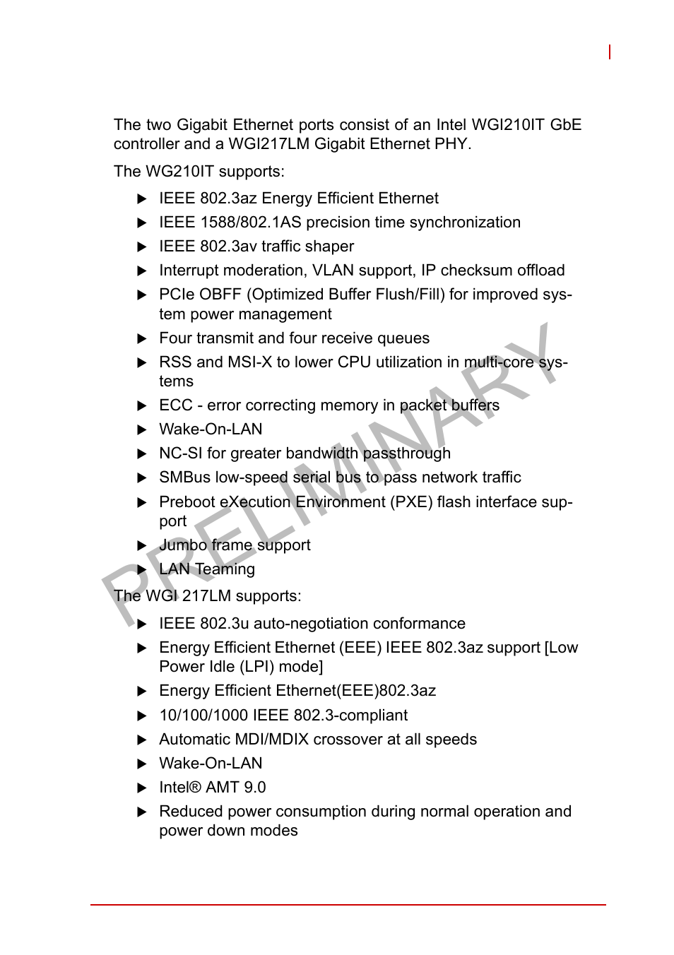 6 dual gigabit ethernet ports, Dual gigabit ethernet ports, Preliminary | ADLINK MXE-5400 User Manual | Page 25 / 88