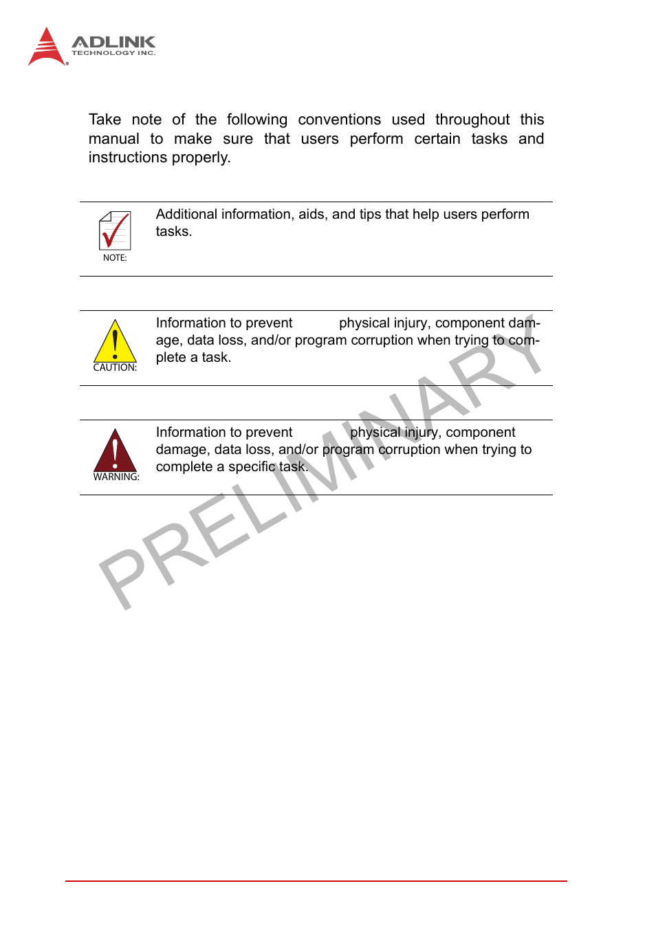 Preliminary | ADLINK MXE-5400 User Manual | Page 4 / 88