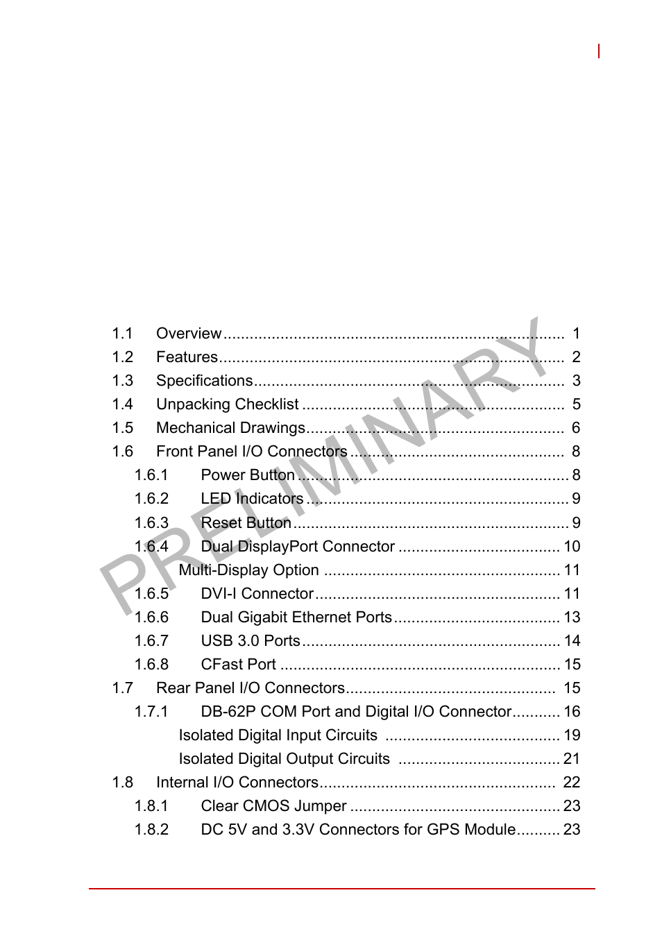 ADLINK MXE-5400 User Manual | Page 5 / 88