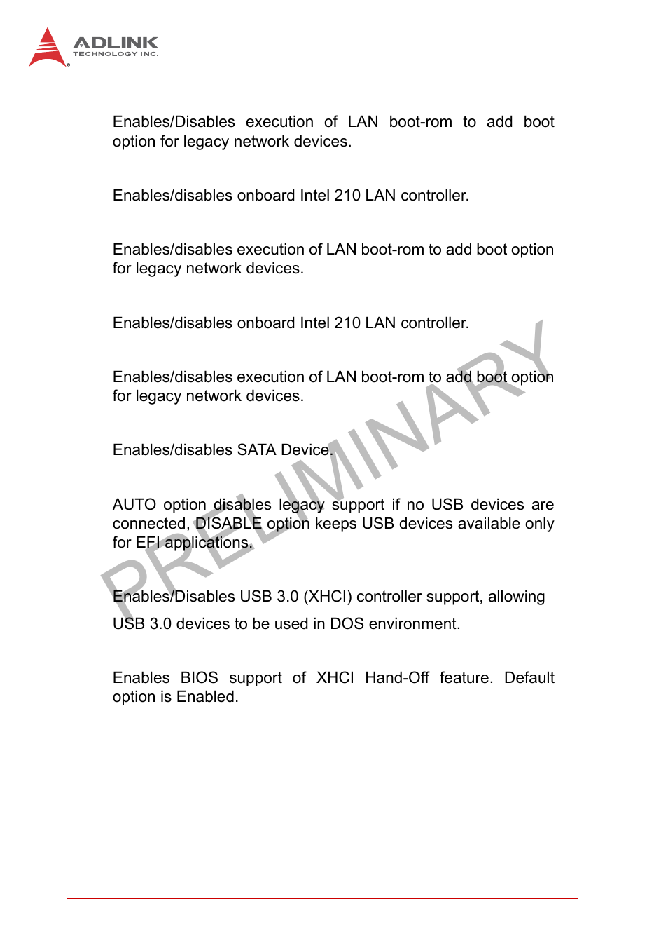 Preliminary | ADLINK MXE-5400 User Manual | Page 72 / 88