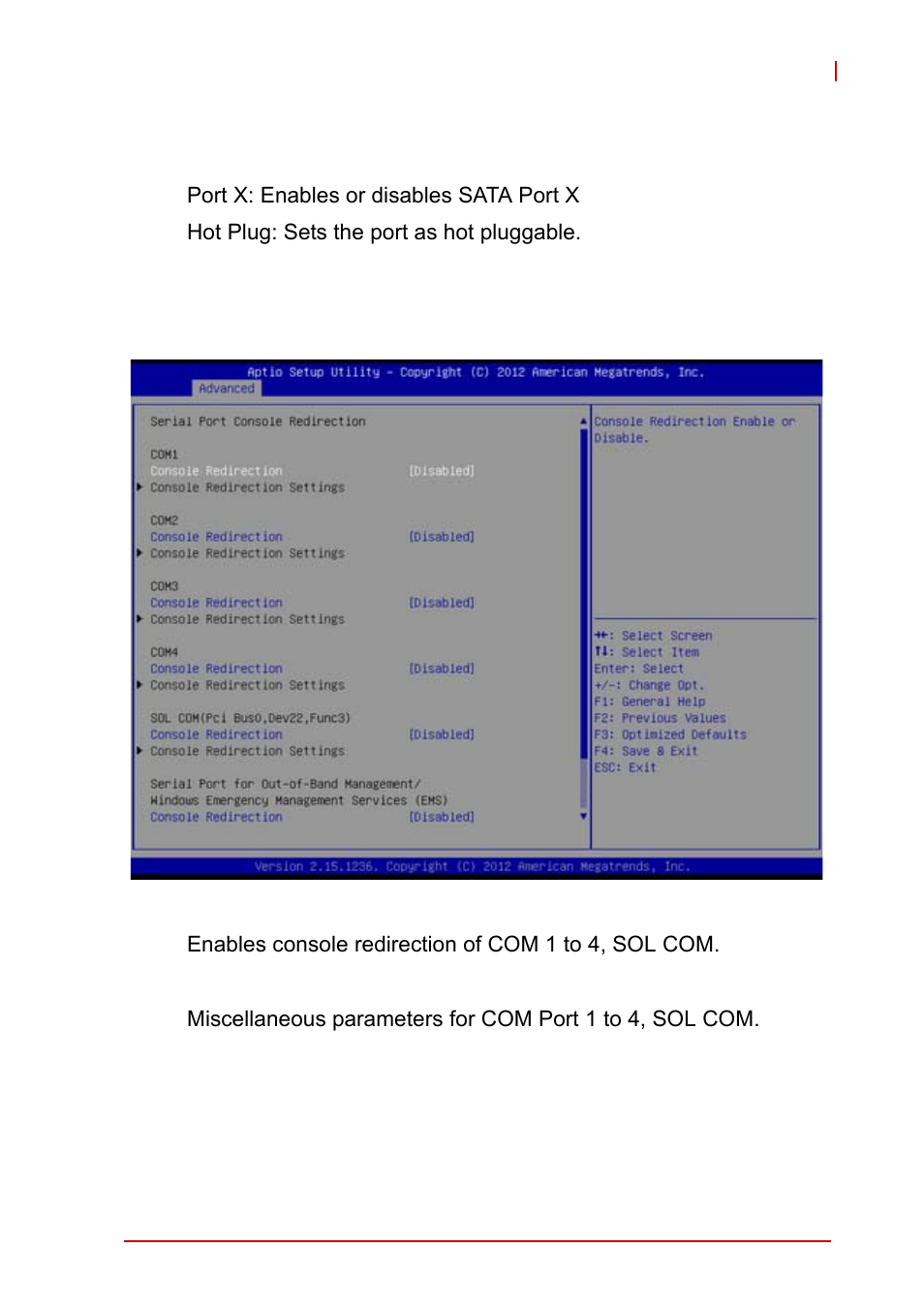 Serial port console redirection, Preliminary | ADLINK MXE-5400 User Manual | Page 75 / 88