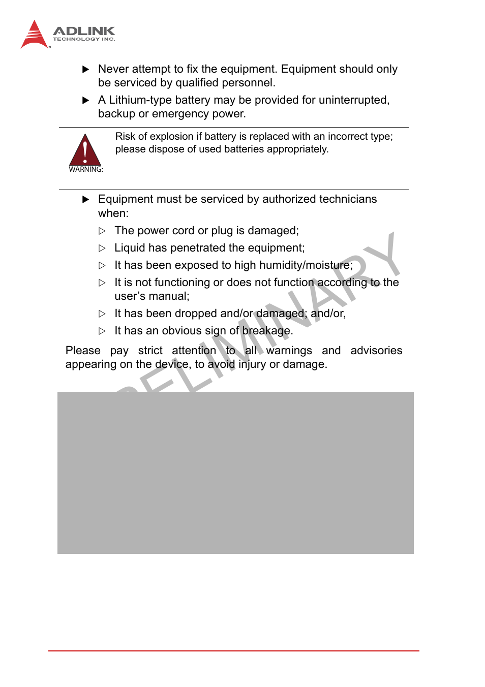 Preliminary | ADLINK MXE-5400 User Manual | Page 86 / 88