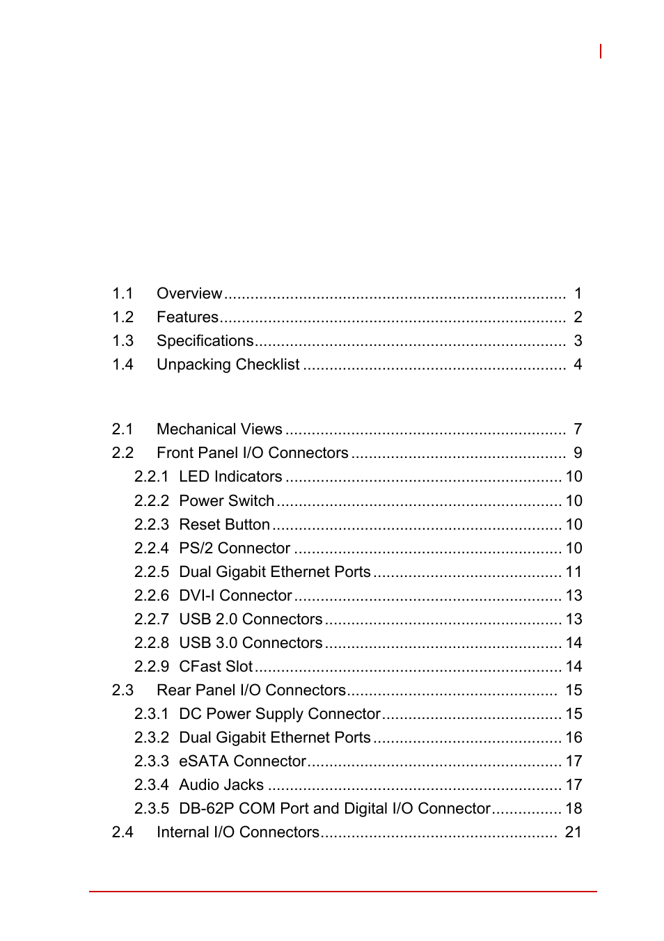 ADLINK MXE-5300 Series User Manual | Page 3 / 86