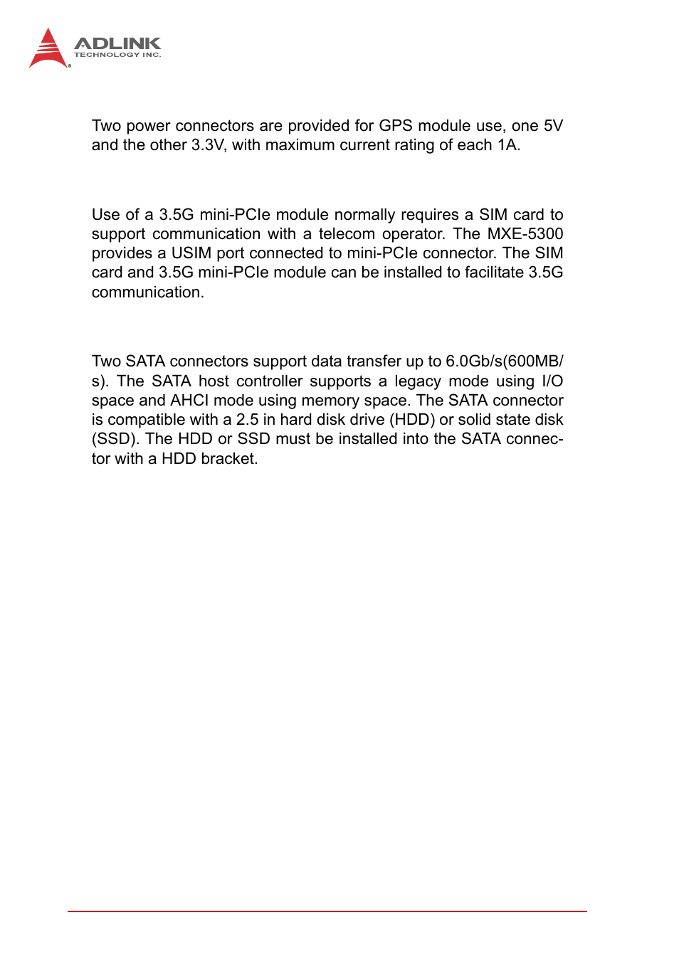 ADLINK MXE-5300 Series User Manual | Page 34 / 86