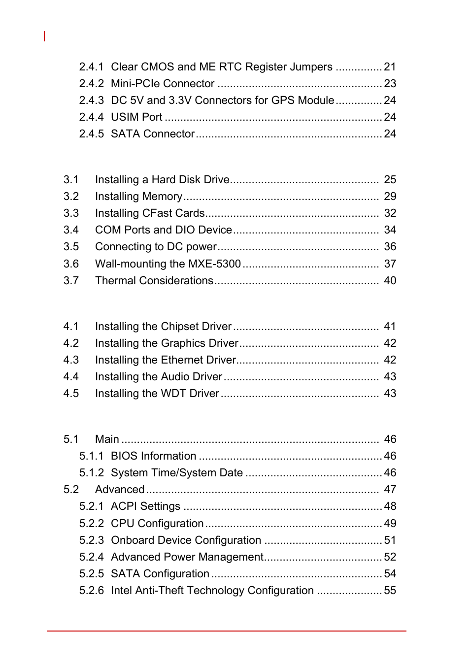 ADLINK MXE-5300 Series User Manual | Page 4 / 86