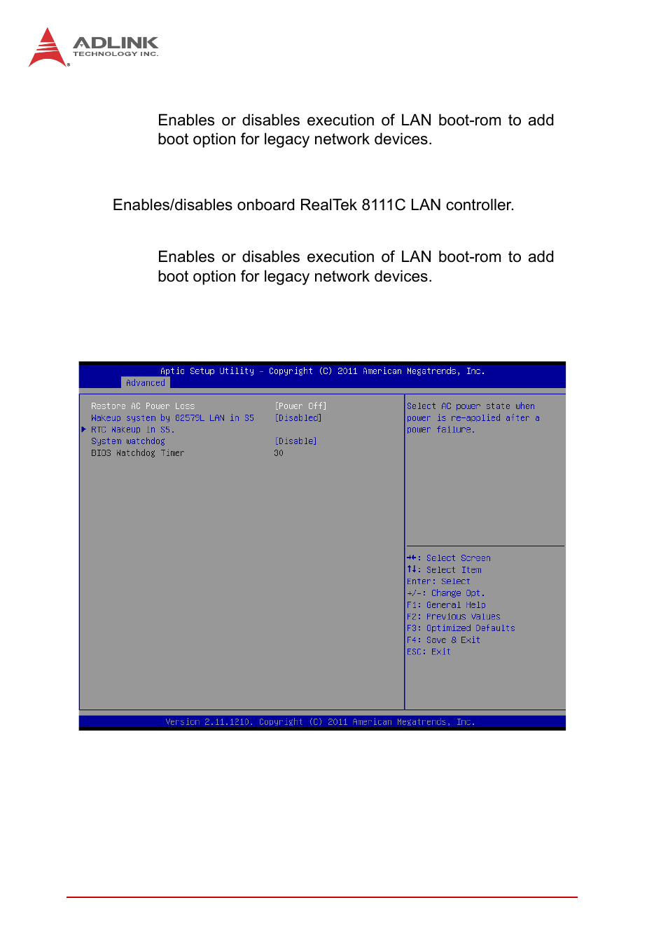 4 advanced power management | ADLINK MXE-5300 Series User Manual | Page 62 / 86