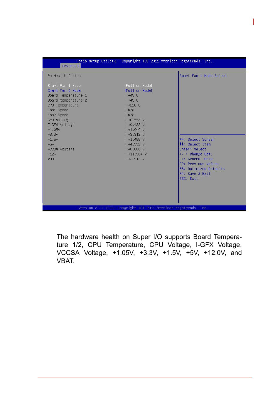 11h/w monitor | ADLINK MXE-5300 Series User Manual | Page 69 / 86