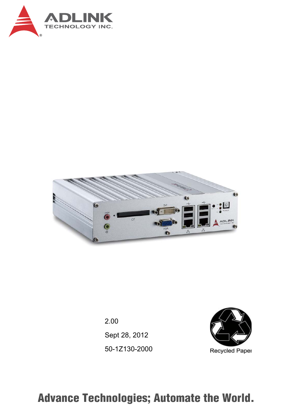 ADLINK MXE-1300 Series User Manual | 80 pages