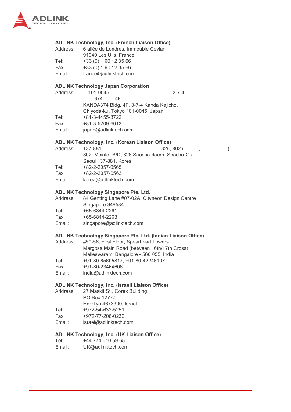 68 getting service | ADLINK MXE-200i User Manual | Page 82 / 82