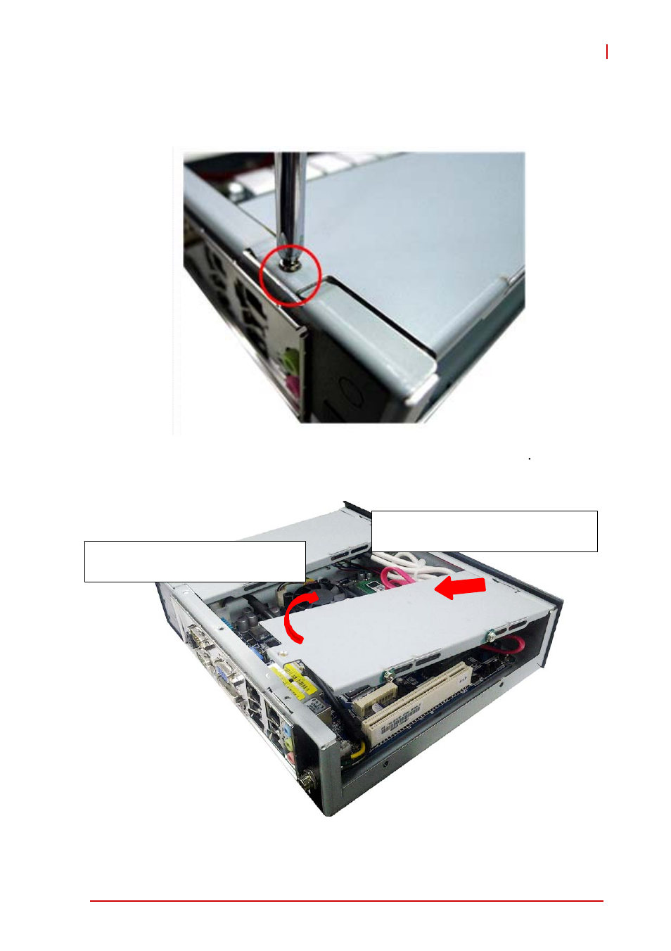 3 sata drive removal, Sata drive removal | ADLINK MIX-110 User Manual | Page 23 / 52