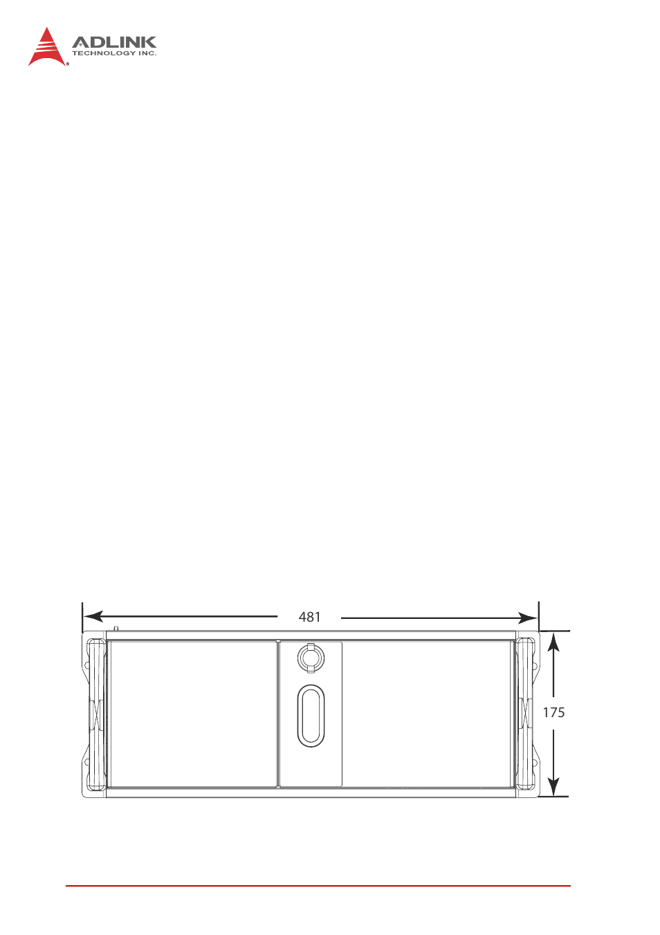 Intel® c604 chipset, Dual-channel ddr3 memory, Gigabit ethernet | Serial ata, 6 mechanical drawings, Mechanical drawings, Figure 1-2: trl-40 front view | ADLINK TRL-40 User Manual | Page 18 / 38