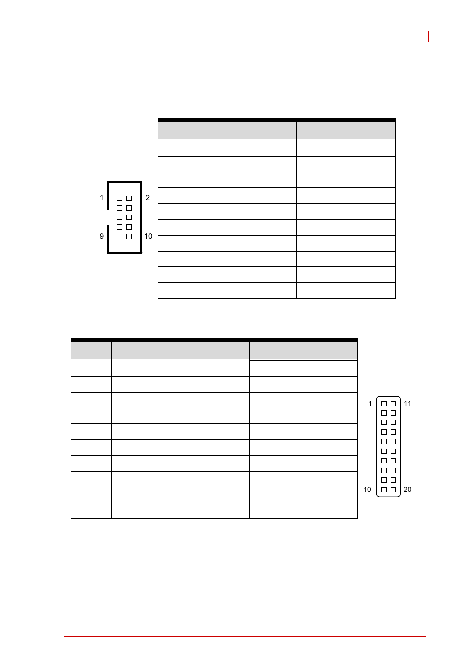 Hd audio daughter board connector (h_audio1), System panel pin header (h_front1) | ADLINK TRL-40 User Manual | Page 27 / 38