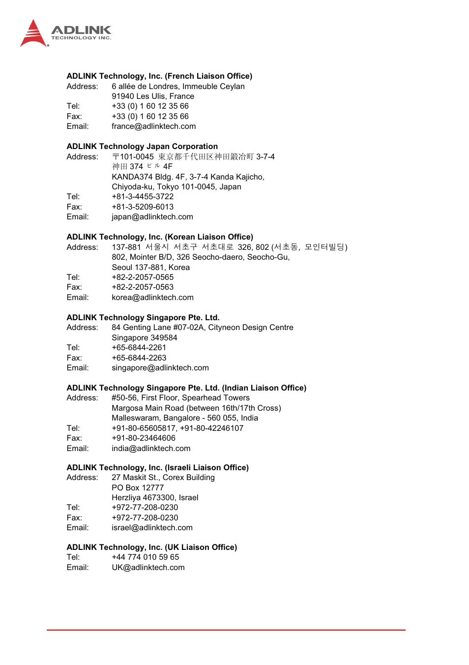 28 getting service | ADLINK TRL-40 User Manual | Page 38 / 38