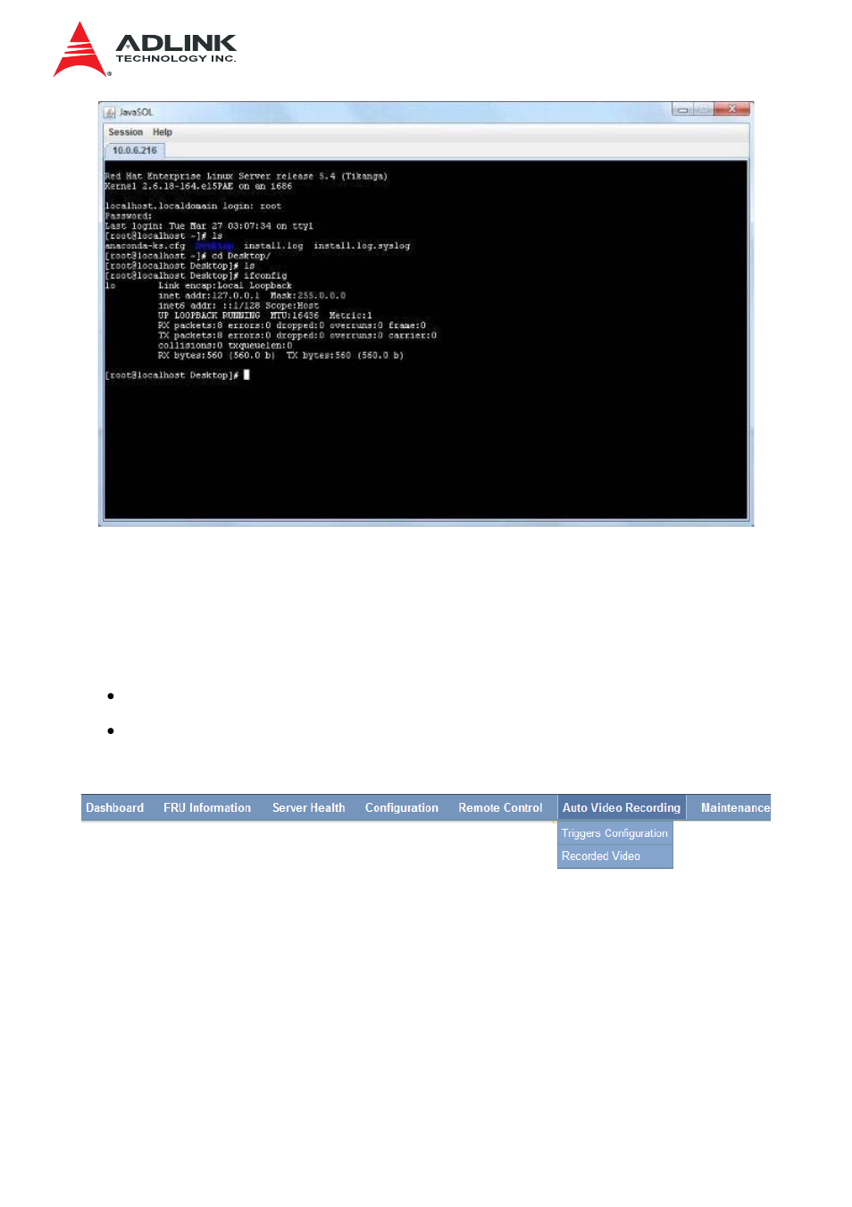 9 auto video recording, Auto video recording | ADLINK IMB-S90 User Manual | Page 101 / 192