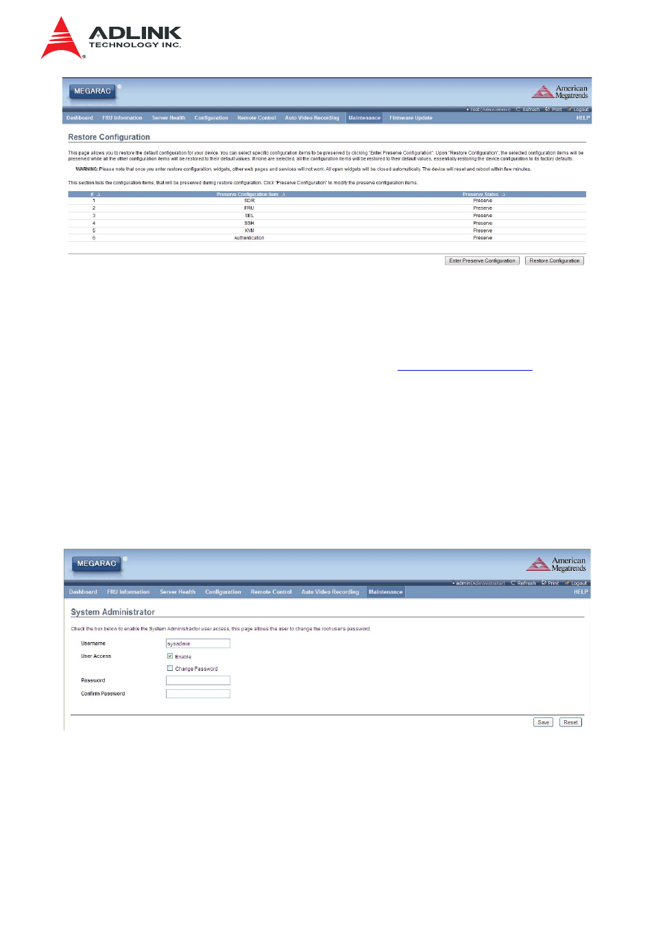 3 system administrator, System administrator | ADLINK IMB-S90 User Manual | Page 111 / 192