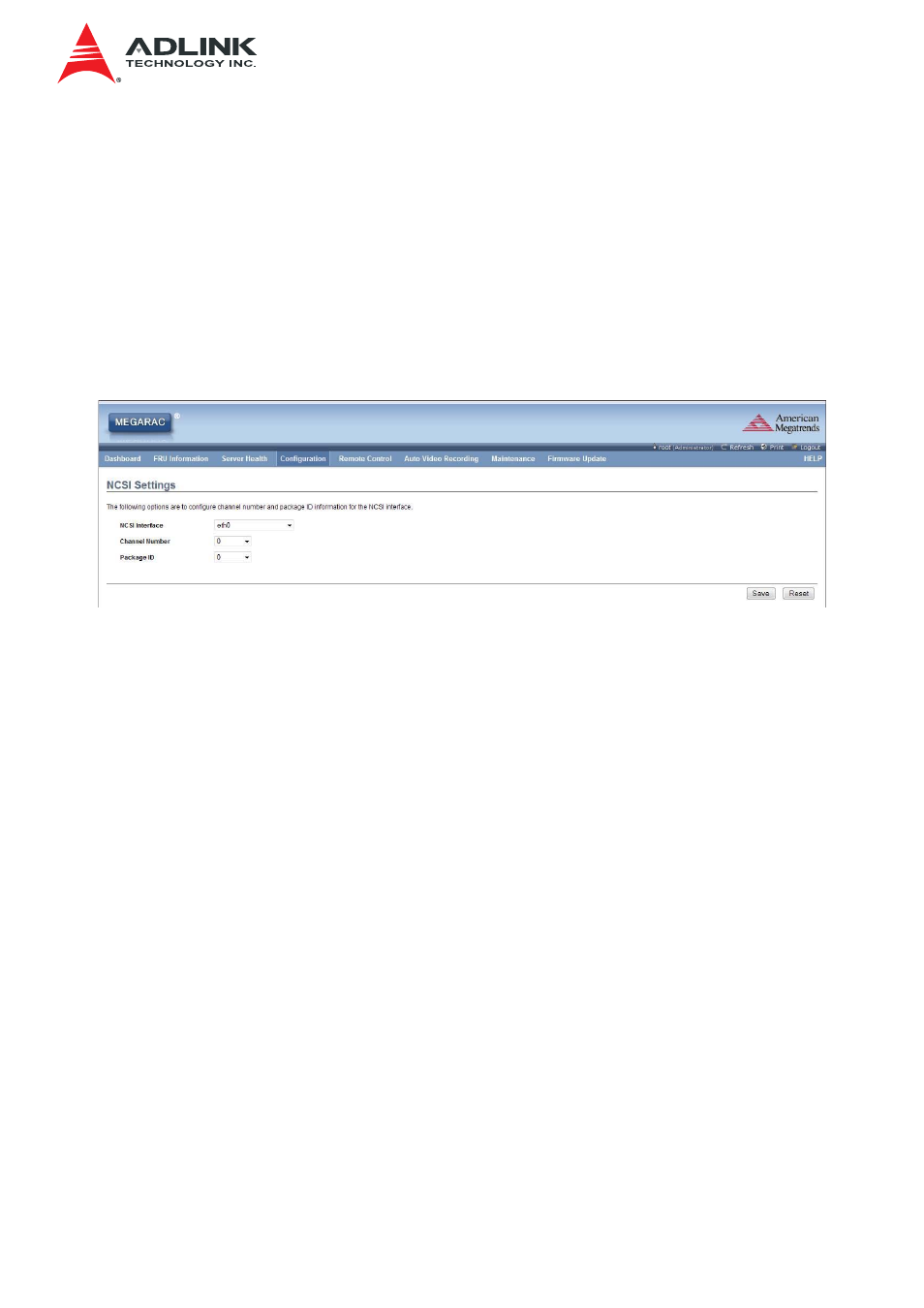 8 ncsi, 1 procedure, Ncsi | ADLINK IMB-S90 User Manual | Page 45 / 192