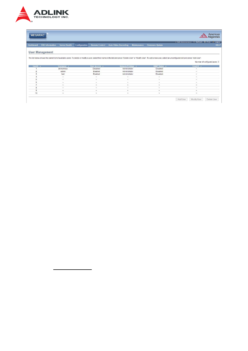 1 procedure, 1 add a new user | ADLINK IMB-S90 User Manual | Page 81 / 192