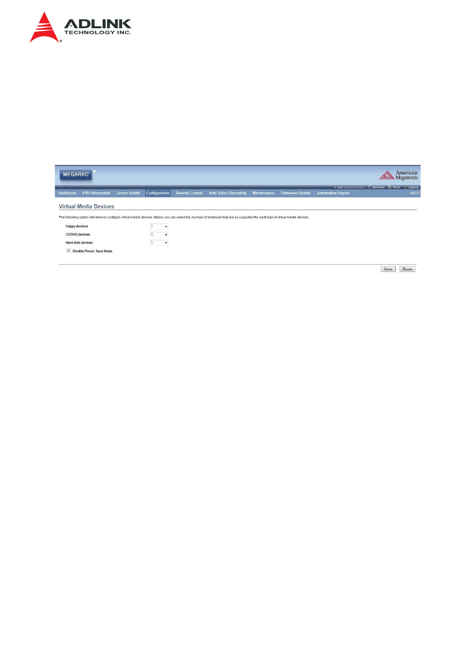 22 virtual media, Virtual media | ADLINK IMB-S90 User Manual | Page 85 / 192