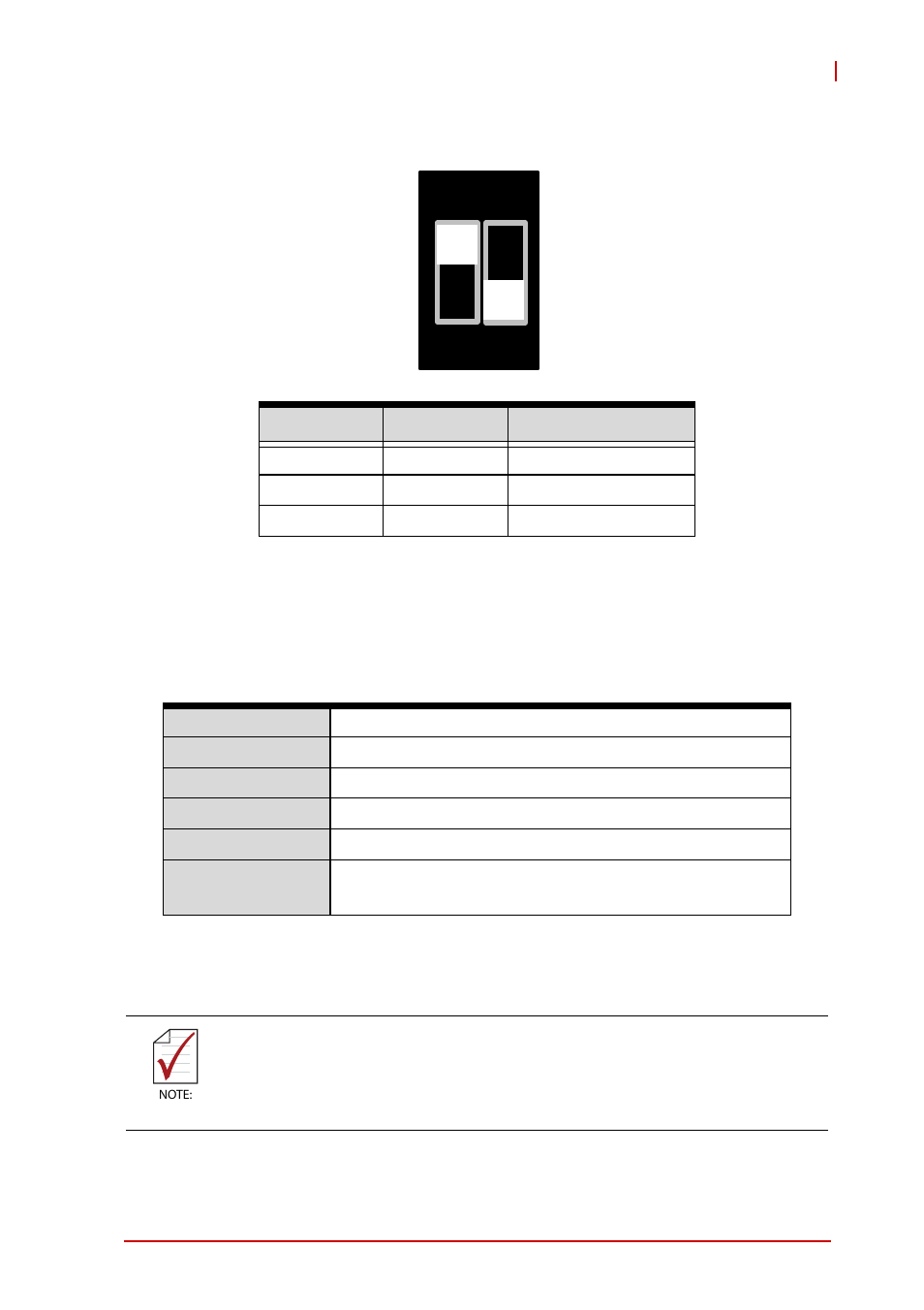 Com1 mode switch (sw13), 6 driver installation, Driver installation | ADLINK NuPRO-E72 User Manual | Page 43 / 98