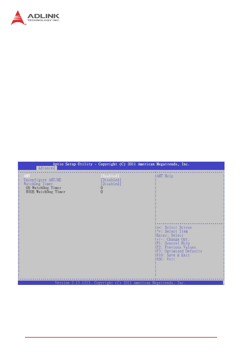 A.3.10 amt configuration, A.3.10, Amt configuration | ADLINK NuPRO-E42 User Manual | Page 60 / 92