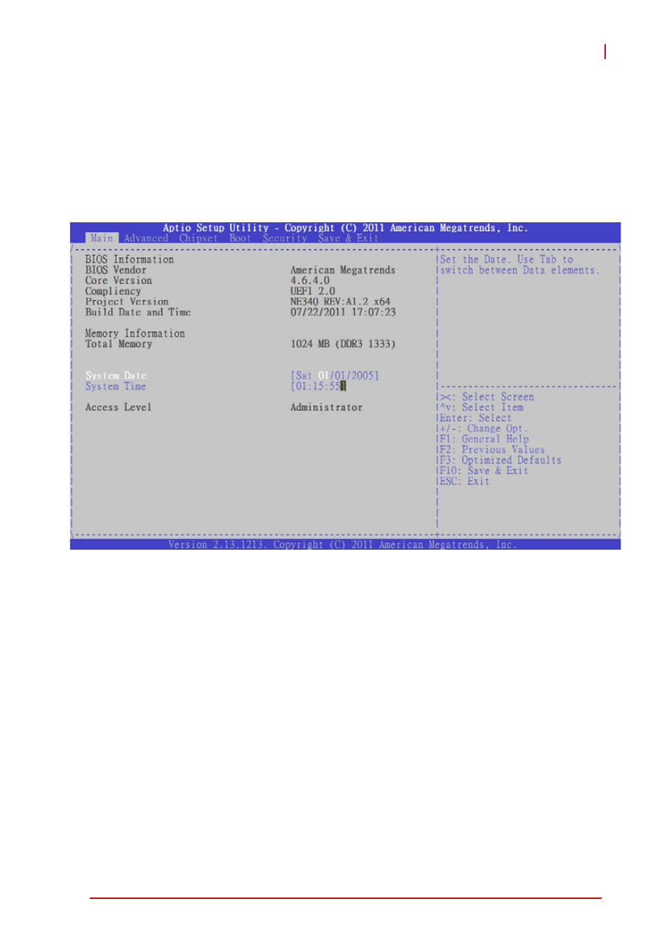 2 main setup, System & board info, Main setup | ADLINK NuPRO-E340 User Manual | Page 55 / 102