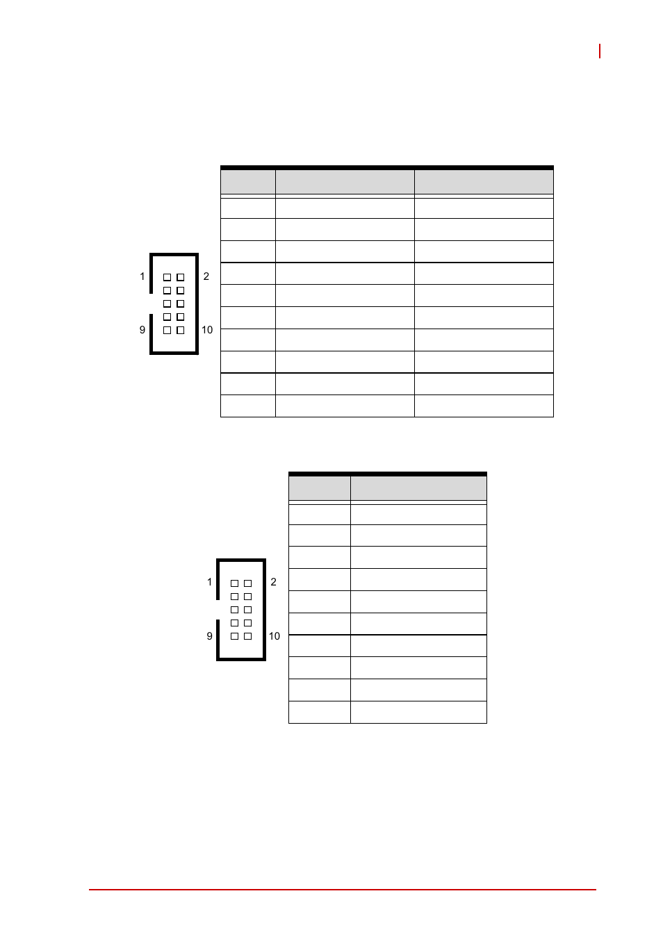 Hd audio daughter board connector (cn9), Com2~6 connector (rs-232) (cn10/11/12/13/14/16) | ADLINK NuPRO-E340 User Manual | Page 31 / 100