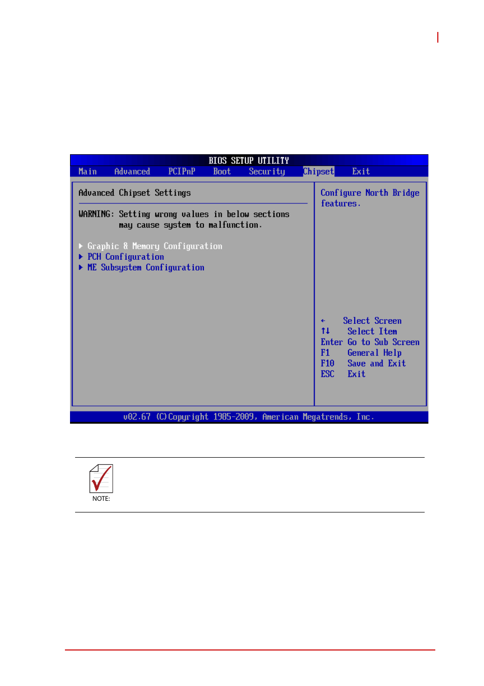 7 chipset setup, Chipset setup | ADLINK NuPRO-E330 User Manual | Page 79 / 104