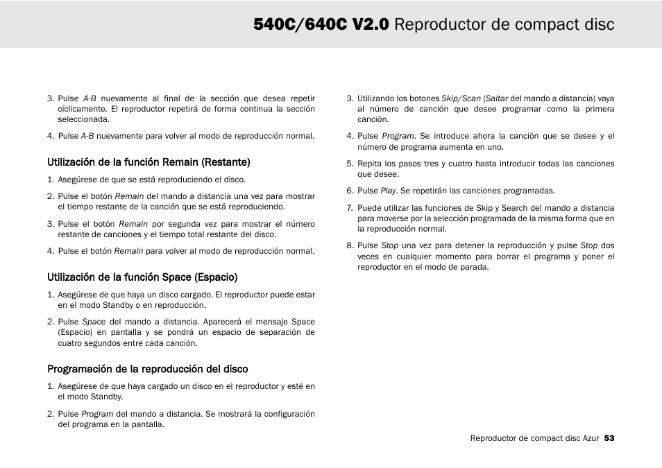 Cambridge Audio 540C User Manual | Page 53 / 116