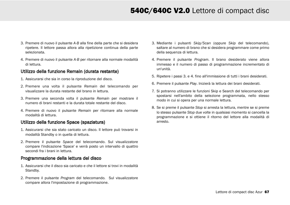 Cambridge Audio 540C User Manual | Page 67 / 116
