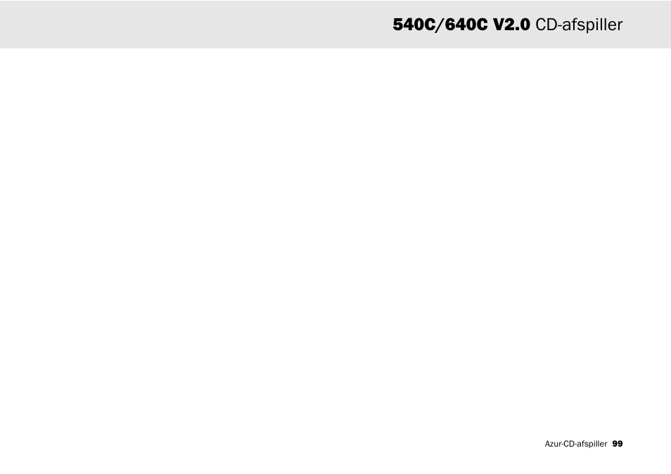 Cambridge Audio 540C User Manual | Page 99 / 116