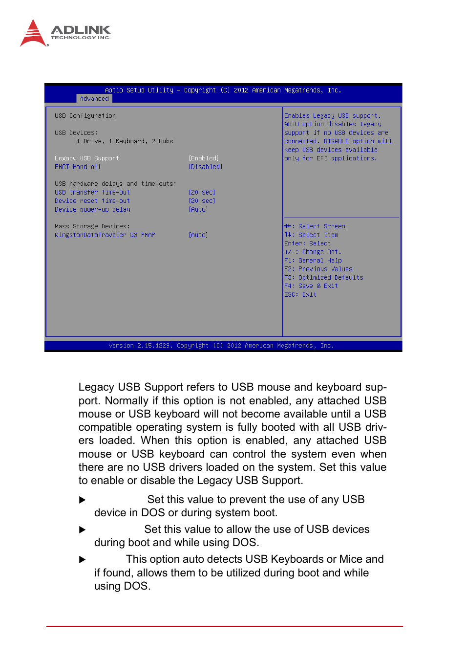 4 usb configuration | ADLINK NuPRO-A40H User Manual | Page 62 / 100