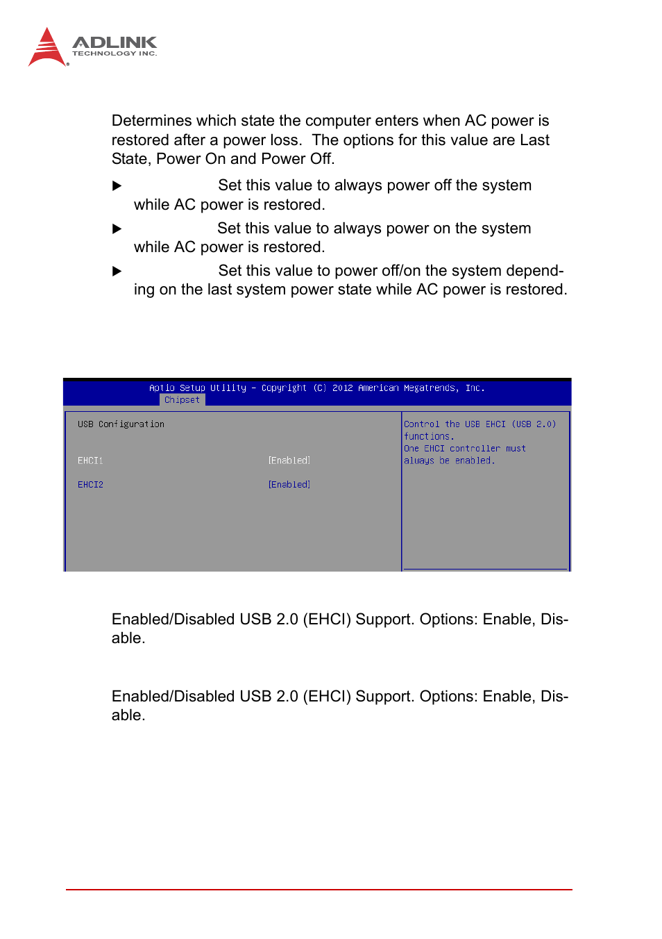 Usb configuration | ADLINK NuPRO-A40H User Manual | Page 72 / 100