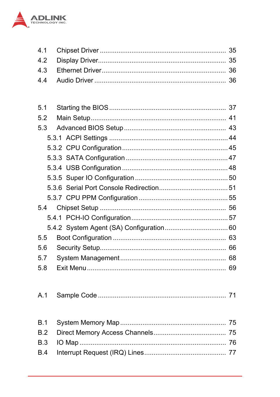 ADLINK NuPRO-A40H User Manual | Page 8 / 100