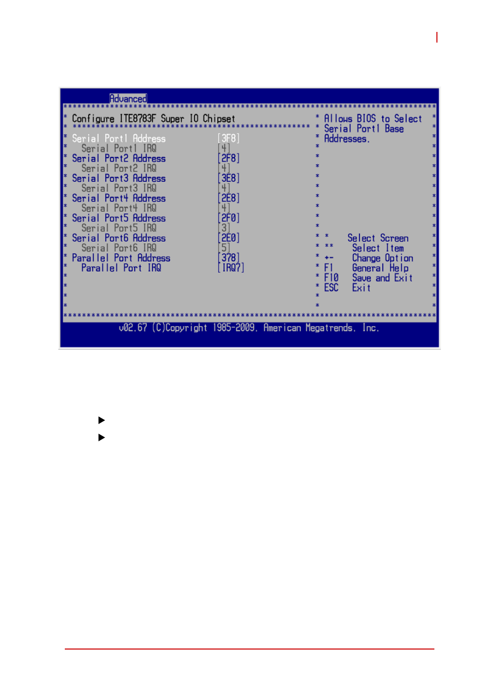 3 super io configuration | ADLINK NuPRO-A331 User Manual | Page 65 / 102