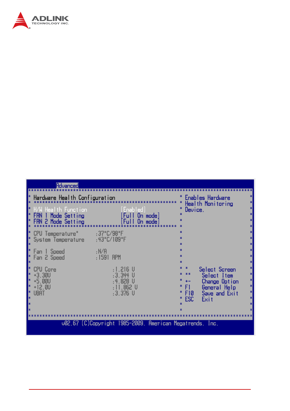 4 hardware health configuration | ADLINK NuPRO-A331 User Manual | Page 66 / 102