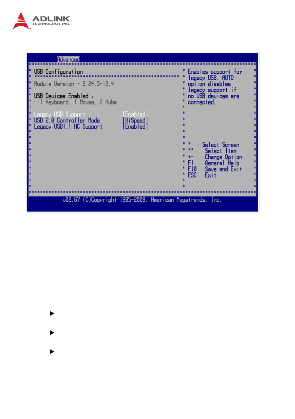 9 usb configuration | ADLINK NuPRO-A331 User Manual | Page 74 / 102