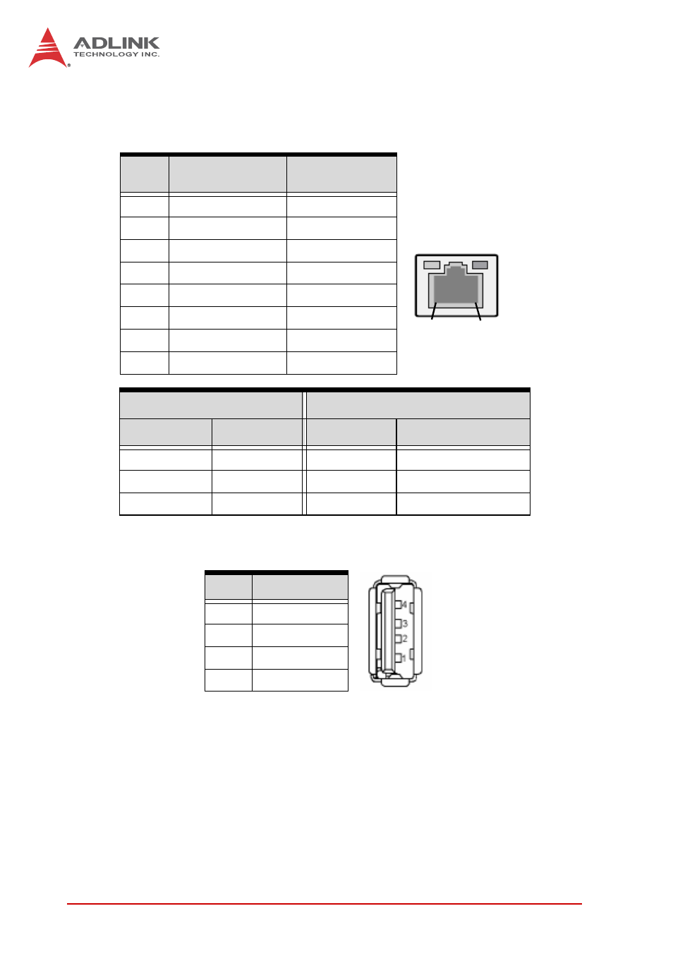 Lan port (rj-45), Usb connectors, Audio i/o port | Usb connectors audio i/o port | ADLINK M-342 User Manual | Page 30 / 100