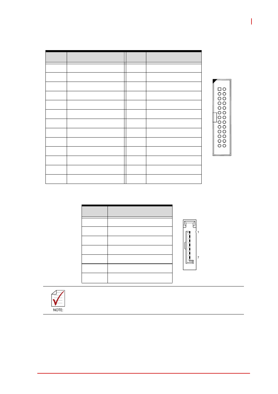Parallel port connector (lpt1), Sata connectors (sata1~6) | ADLINK M-342 User Manual | Page 37 / 100