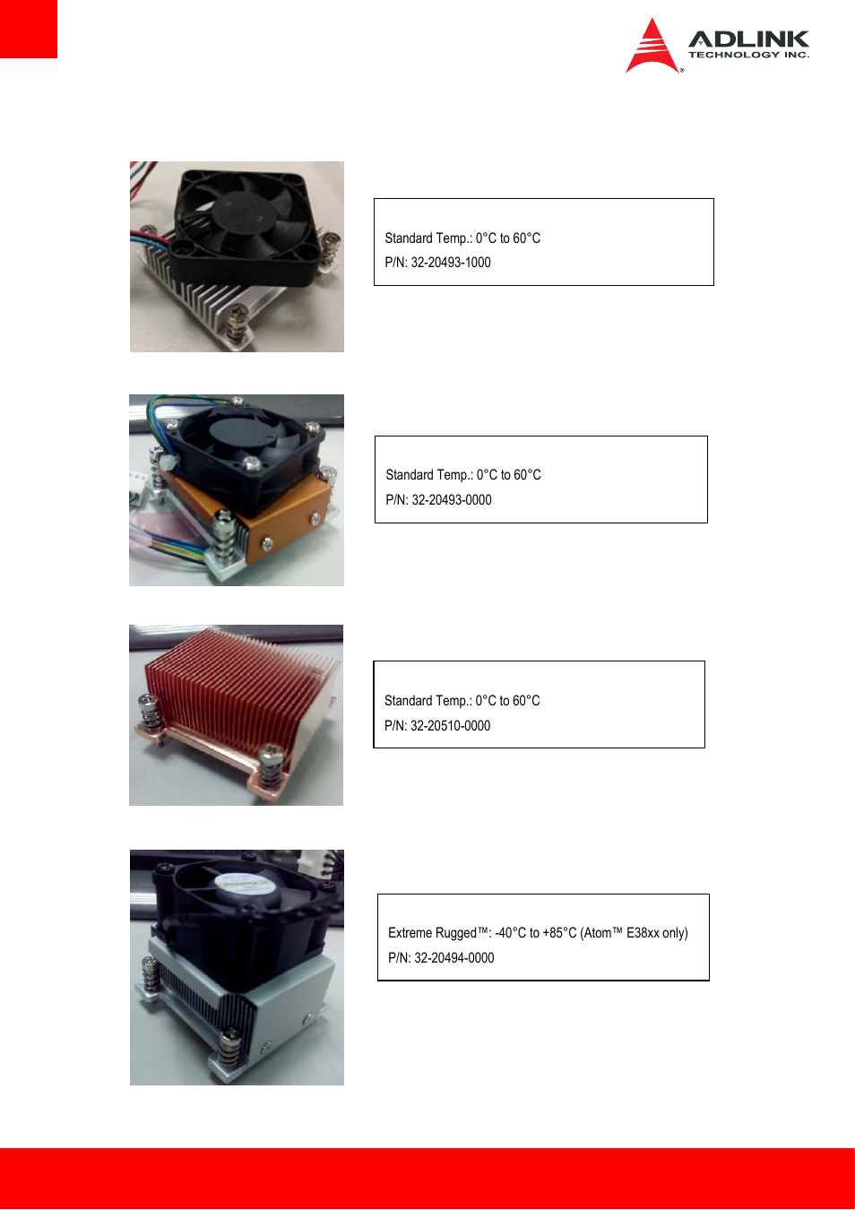 Thermal solutions | ADLINK AmITX-BT-I User Manual | Page 16 / 48