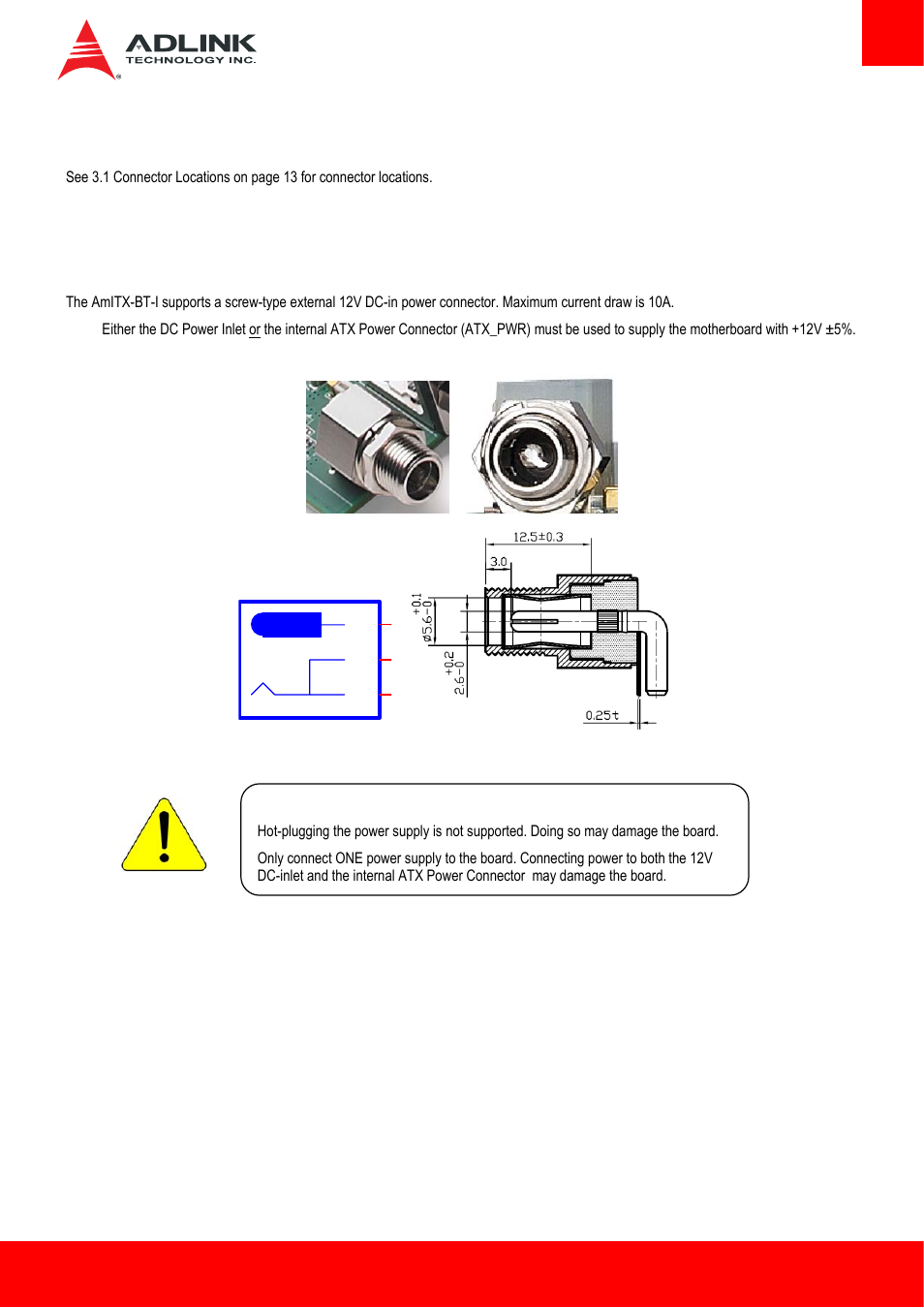 Connectors and jumpers, Rear io connectors, Dc power inlet | ADLINK AmITX-BT-I User Manual | Page 17 / 48